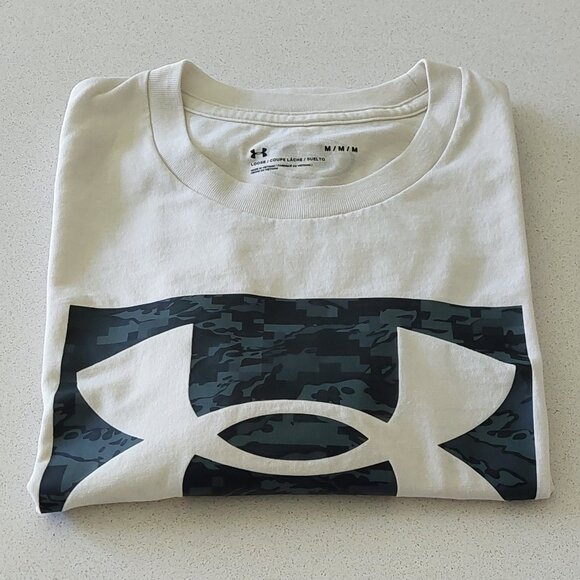 Under Armour Men's Camo Boxed Logo Tee Size M - Picture 7 of 7